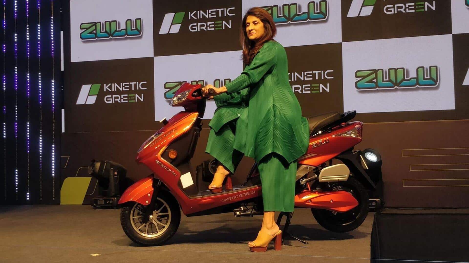 Kinetic Green launches Zulu electric scooter at Rs. 95,000