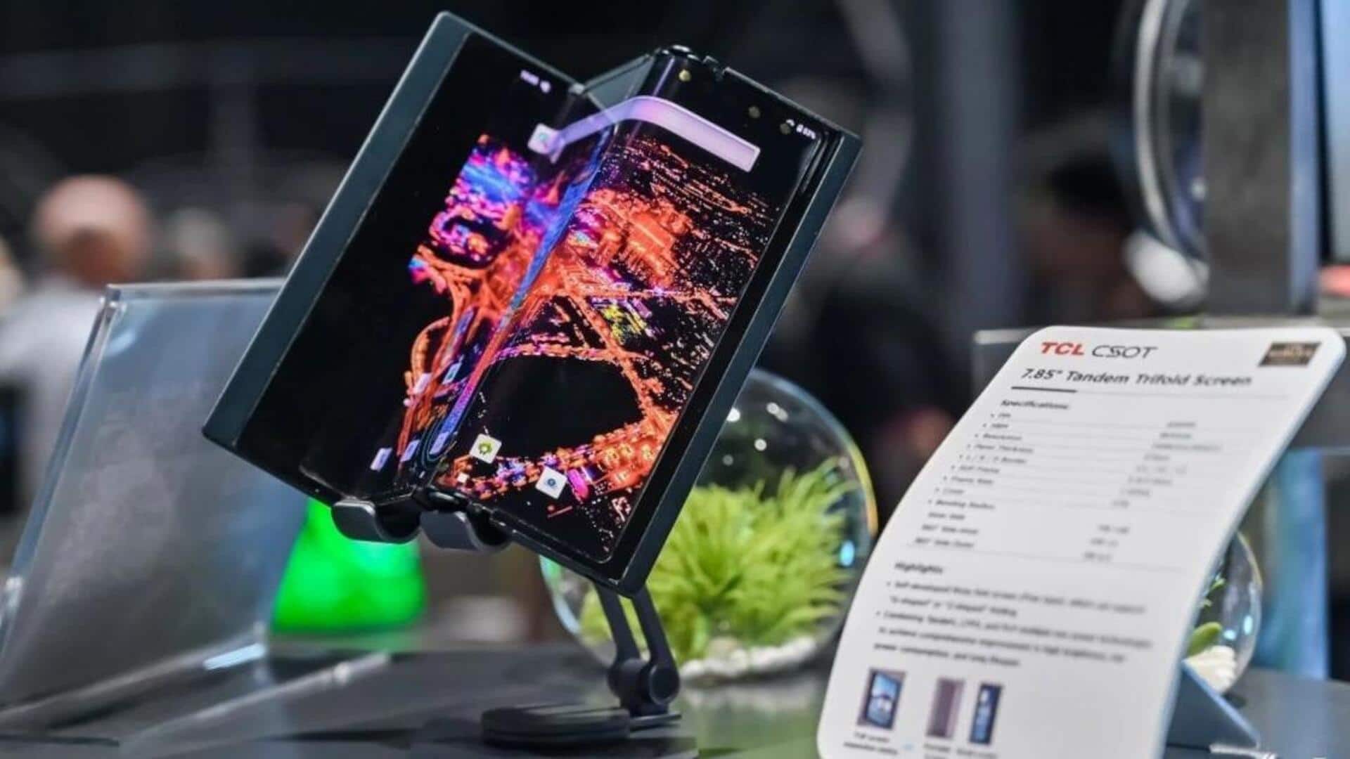 TCL reveals world's first tri-foldable smartphone: Check top features