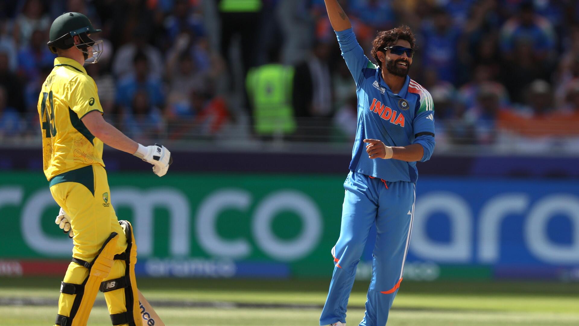 Champions Trophy: Fourth instance of Ravindra Jadeja dismissing Labuschagne (ODIs)