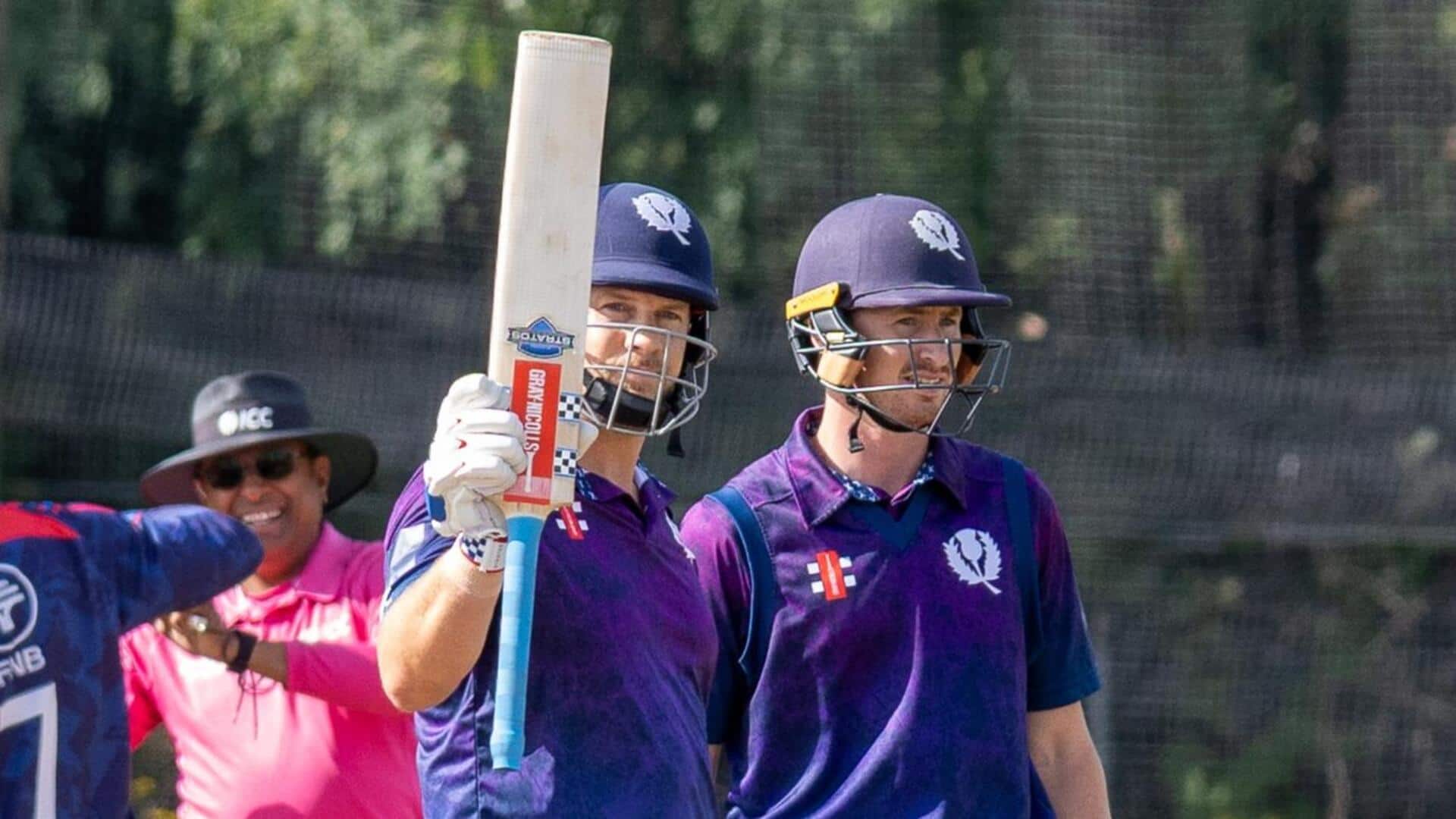 T20 WC: Scotland's visa issues resolved ahead of warm-up match