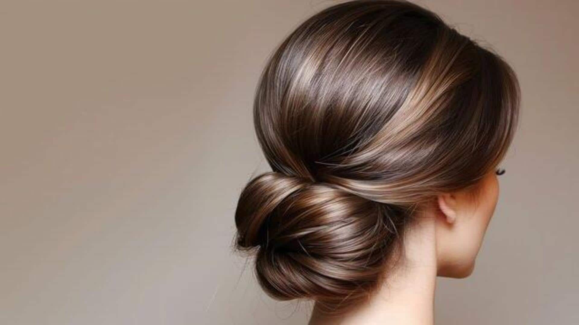 Need a quick hairstyle? Try a chignon 