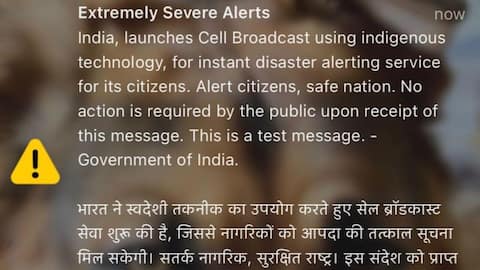 Indians will now get real-time disaster alerts on their phones