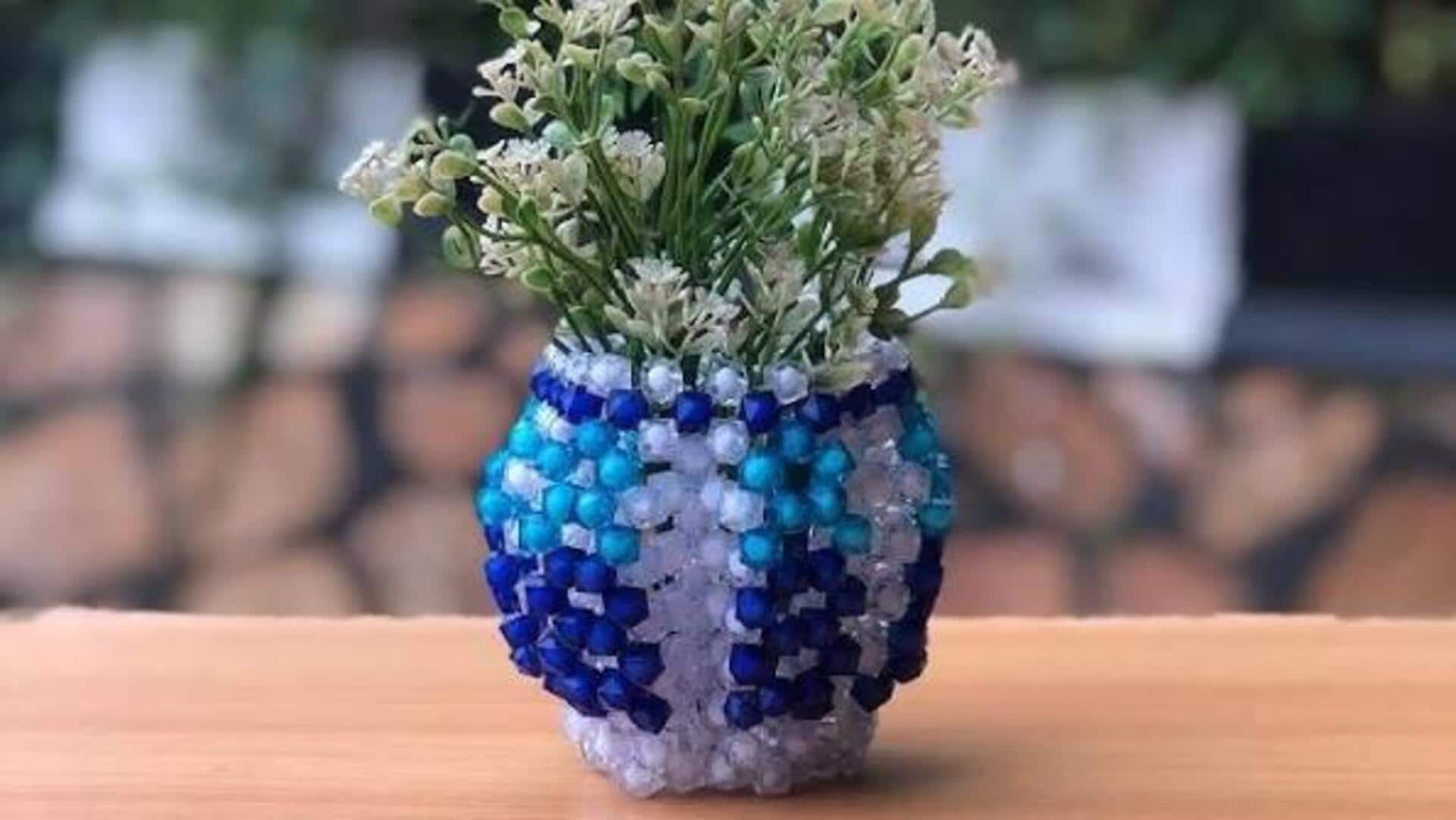 DIY: How to make beadwork vases