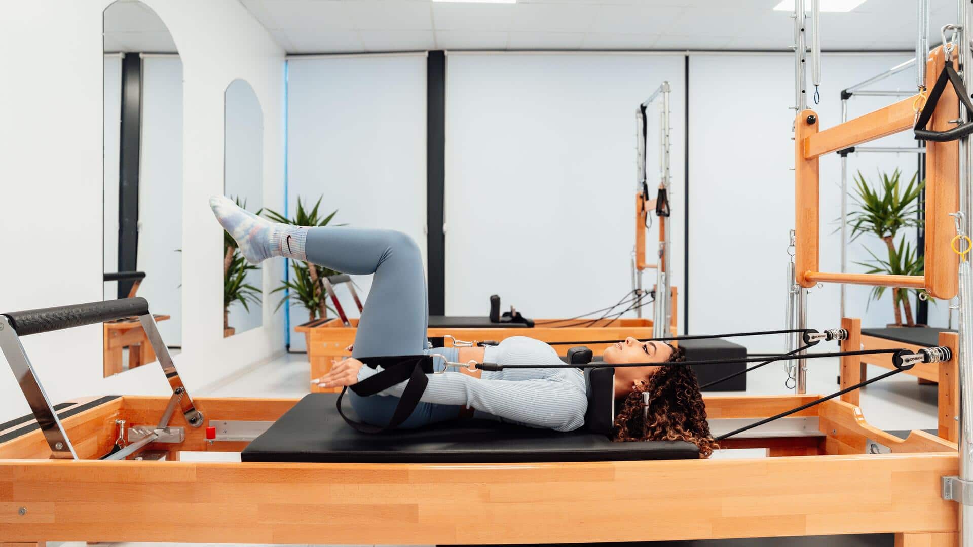 Book spine stretch: A Pilates move for better posture
