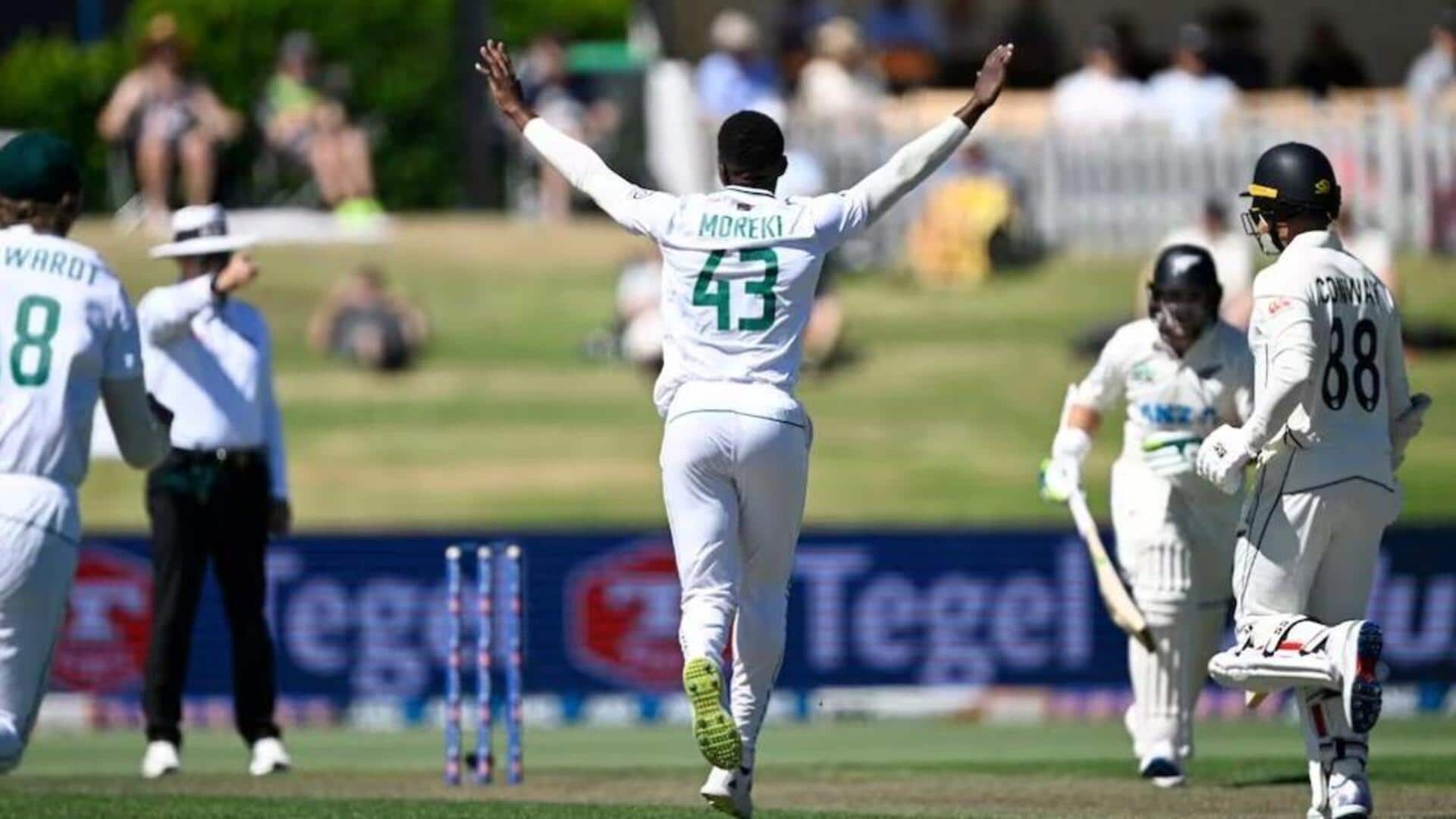 SA's Moreki claims wicket off first ball, joins this list