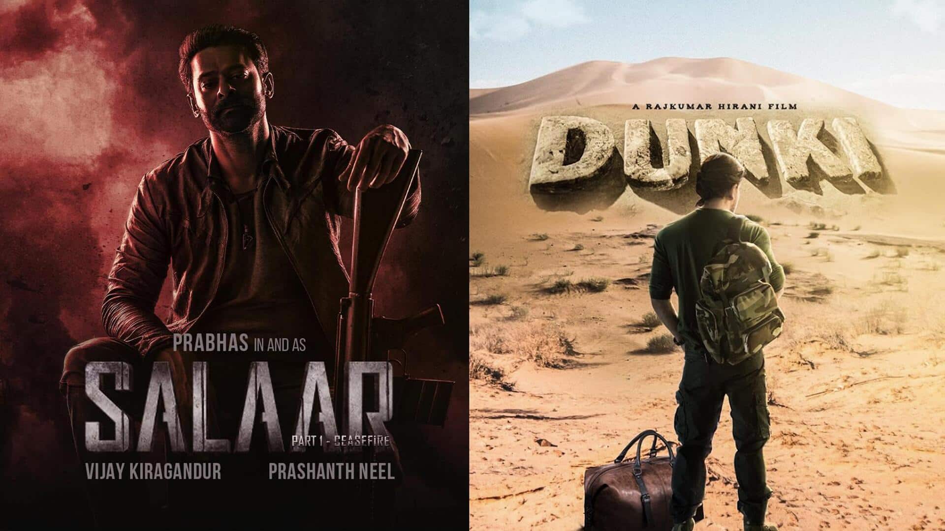 SRK's 'Dunki' versus Prabhas's 'Salaar'—who'll win clash on December 22