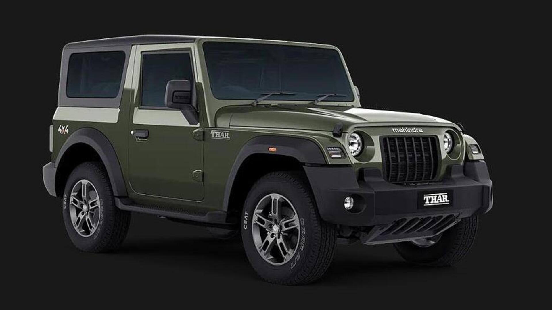 Mahindra Thar now available in new Deep Forest Green shade