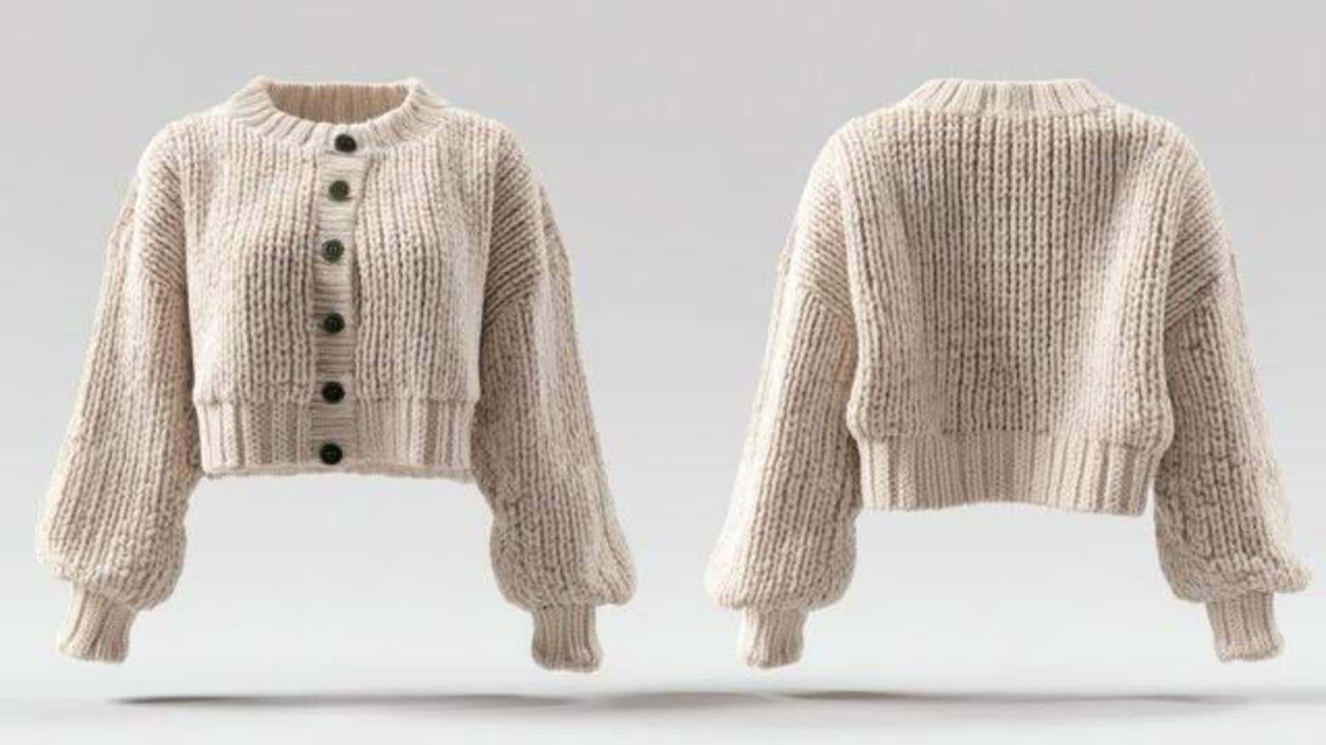 Chic ways to wear boxy cropped sweaters