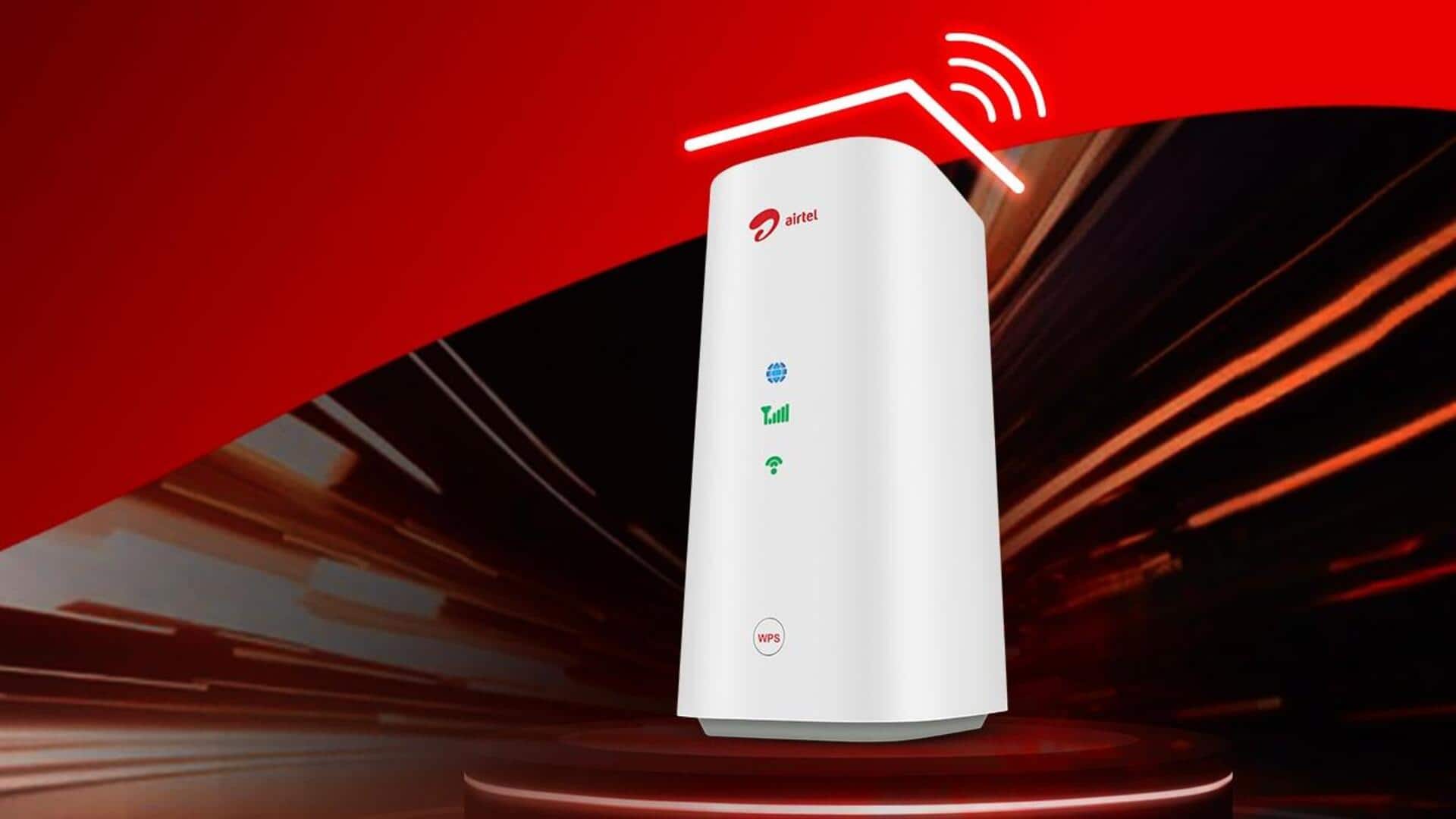 Airtel Xstream AirFiber launched as India's first 5G FWA service