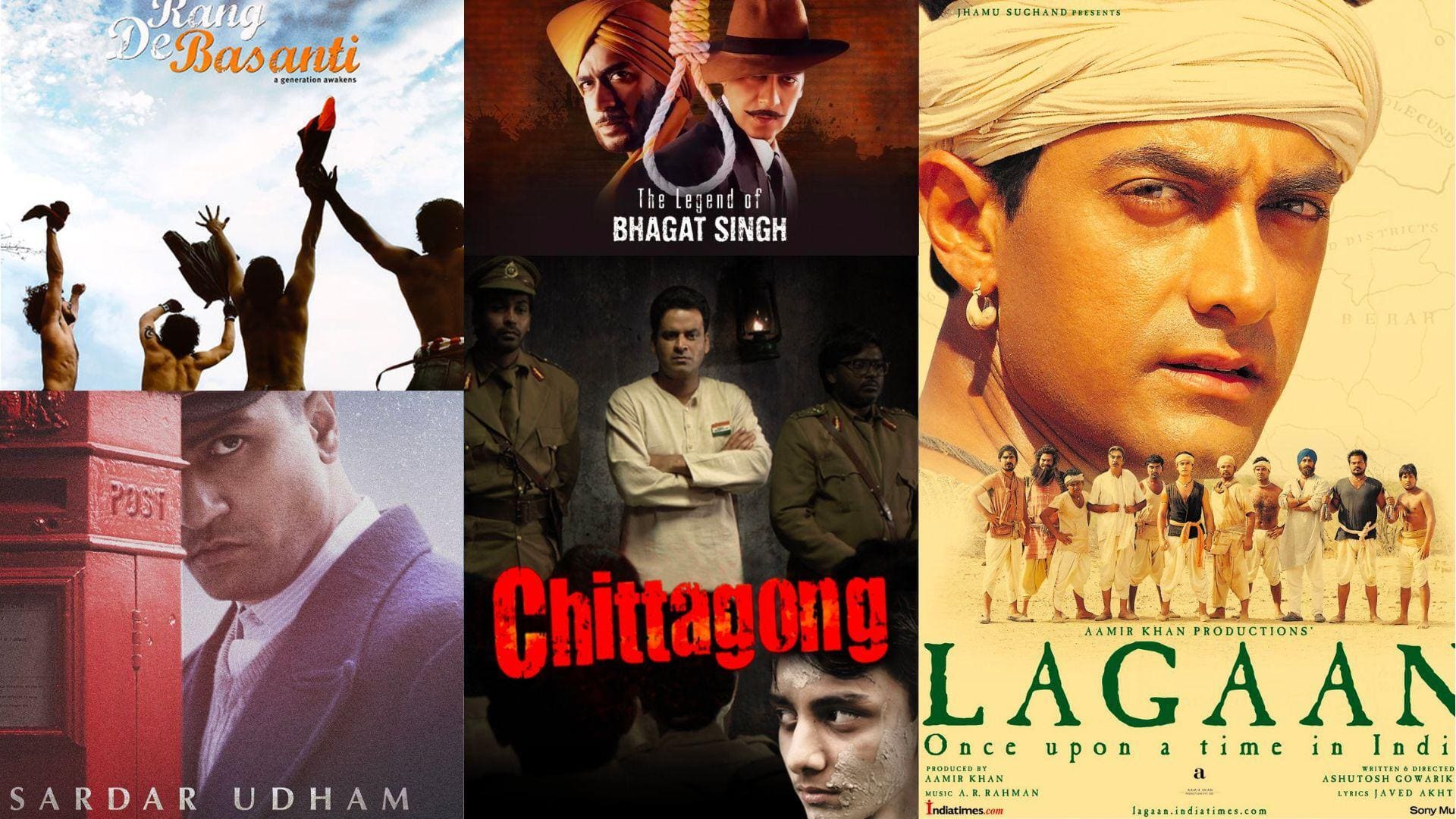 'Lagaan' to 'Sardar Udham': Must-watch pride-inducing movies on Independence Day