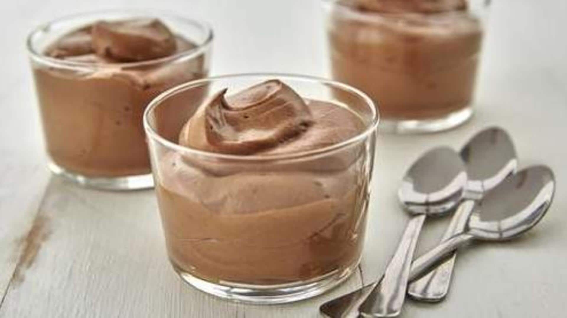 Tuck into these decadent dairy-free chocolate mousses