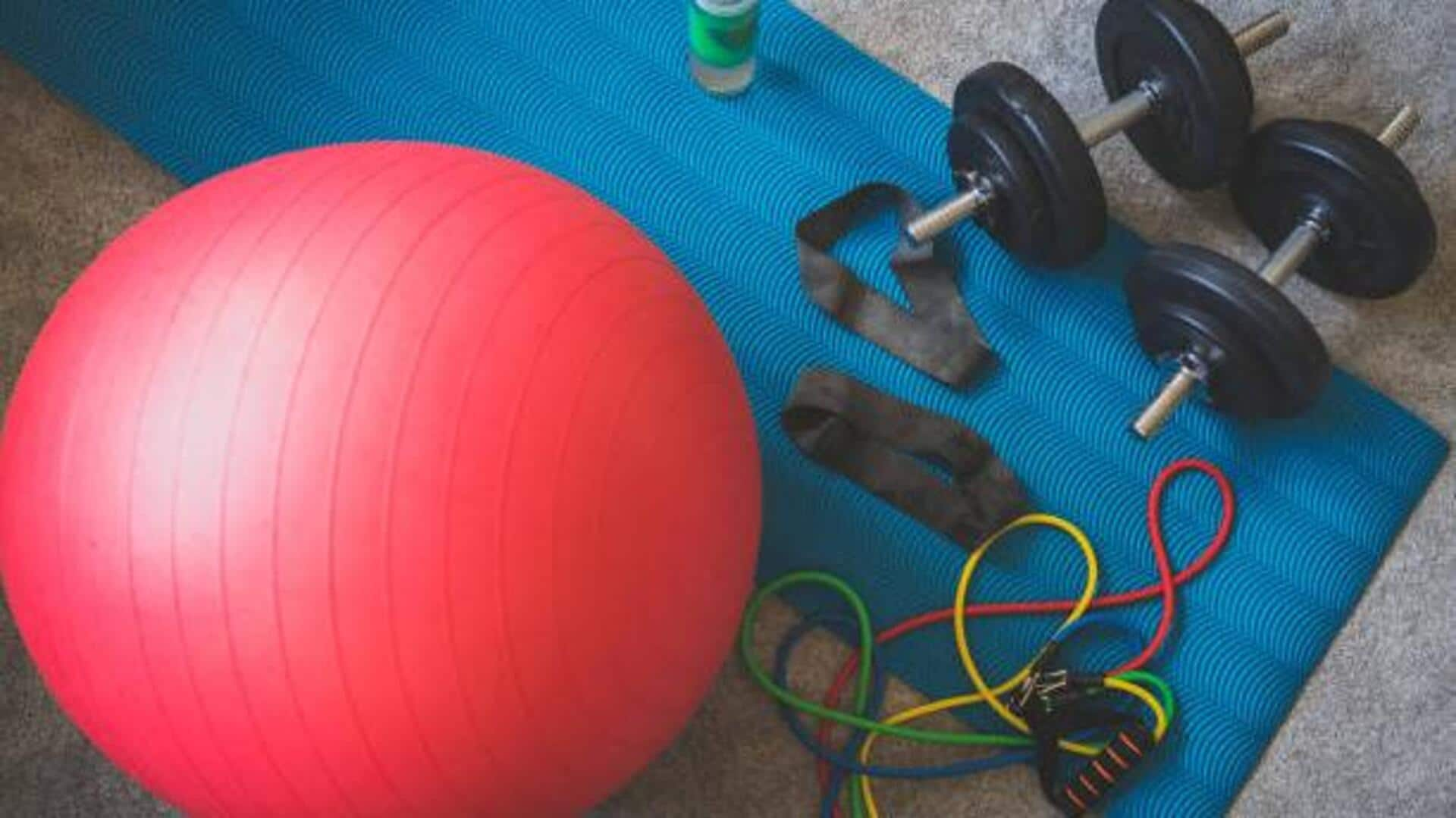 Get fit at home: Try these 5 simple fitball exercises 