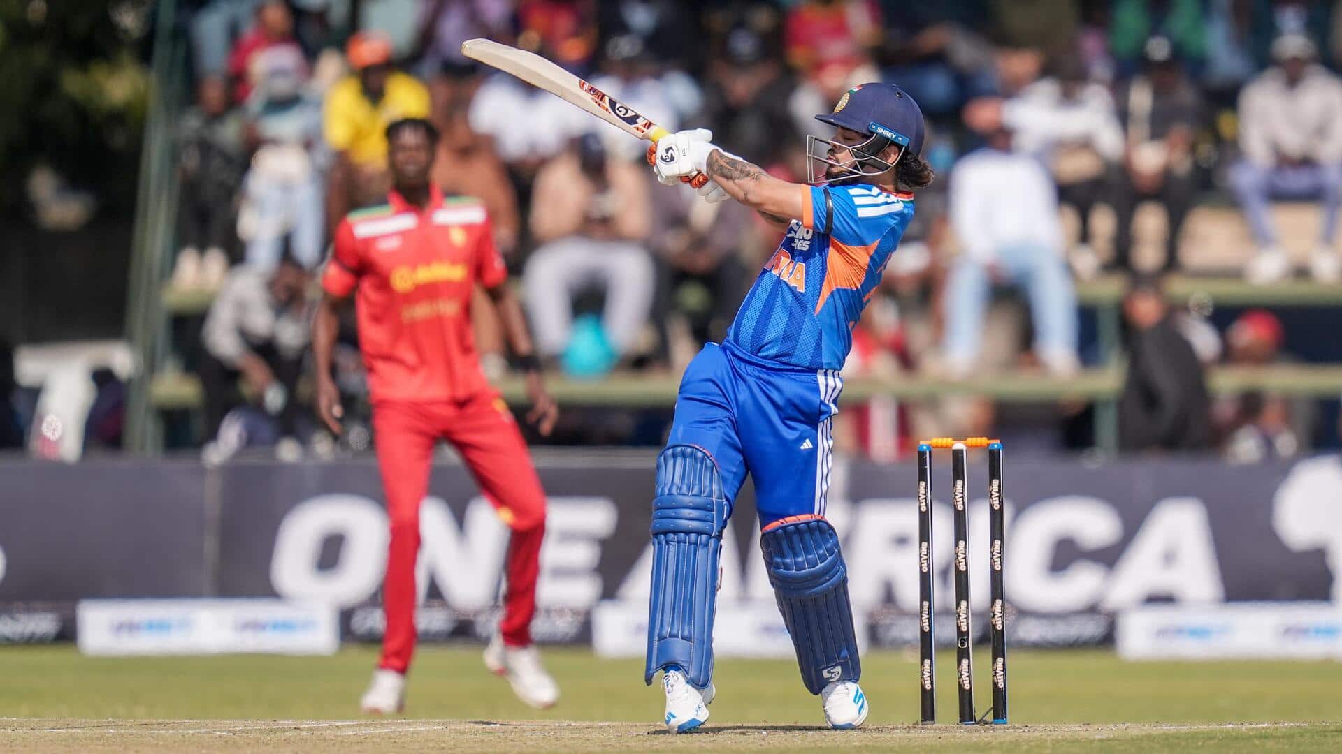 Ishan Kishan completes 1,500 T20I runs with 81 versus Zimbabwe 