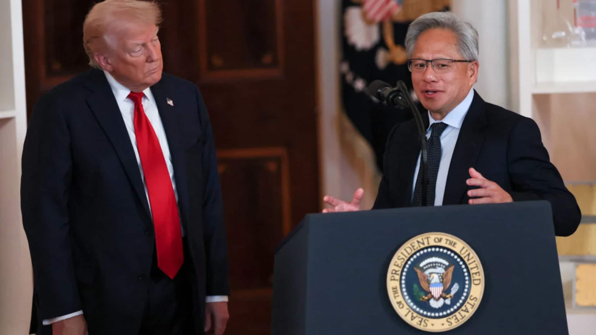 NVIDIA CEO meets Trump amid debate over AI chip exports