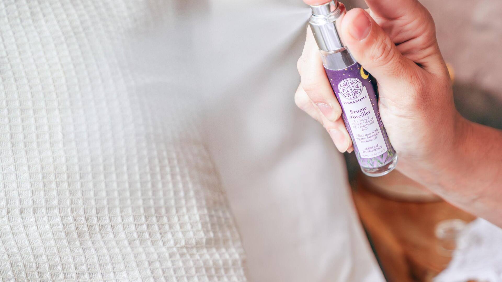 Sleepless nights? Try lavender pillow spray