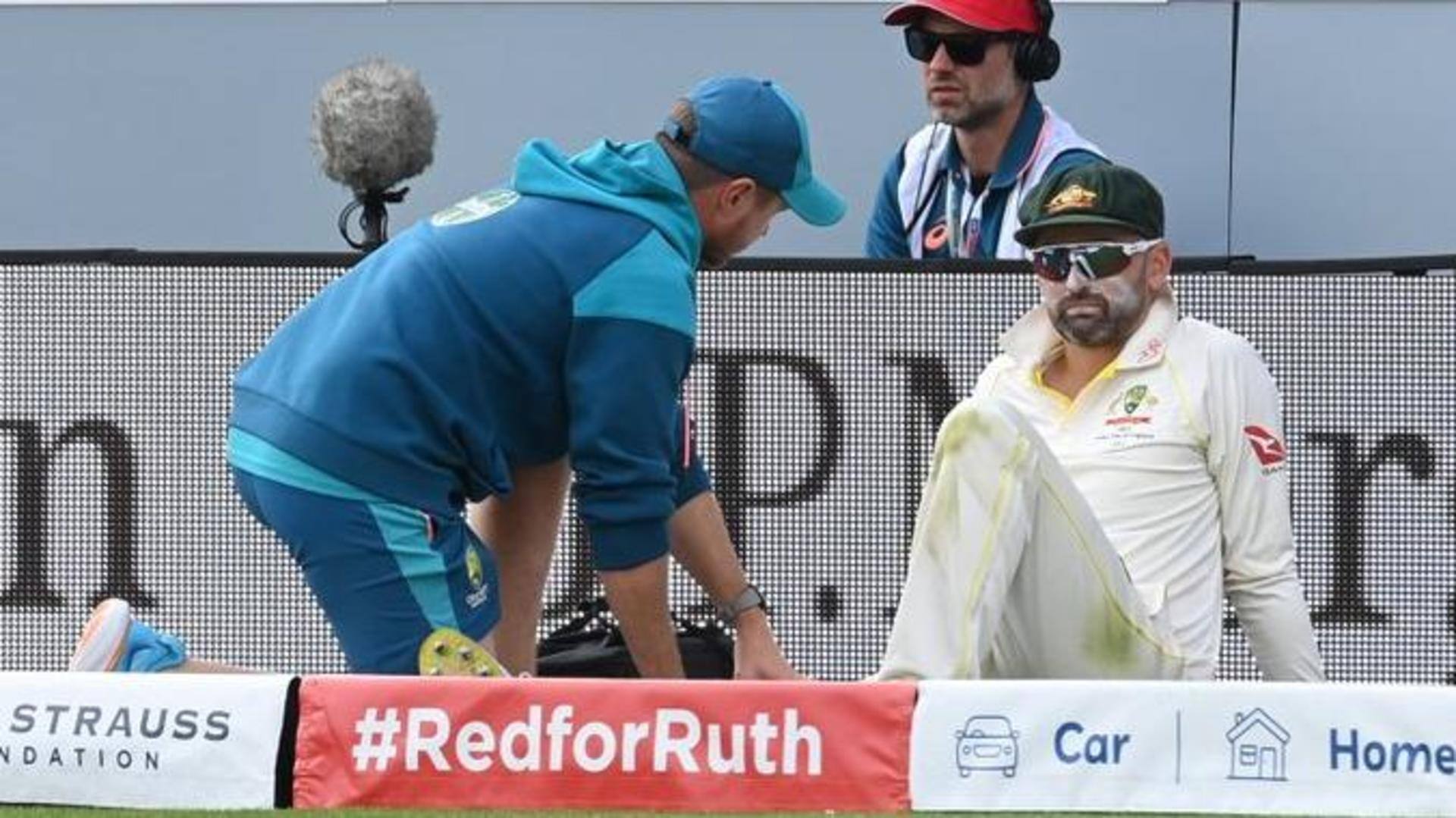 Ashes 2023: Australia suffer Nathan Lyon injury scare at Lord's