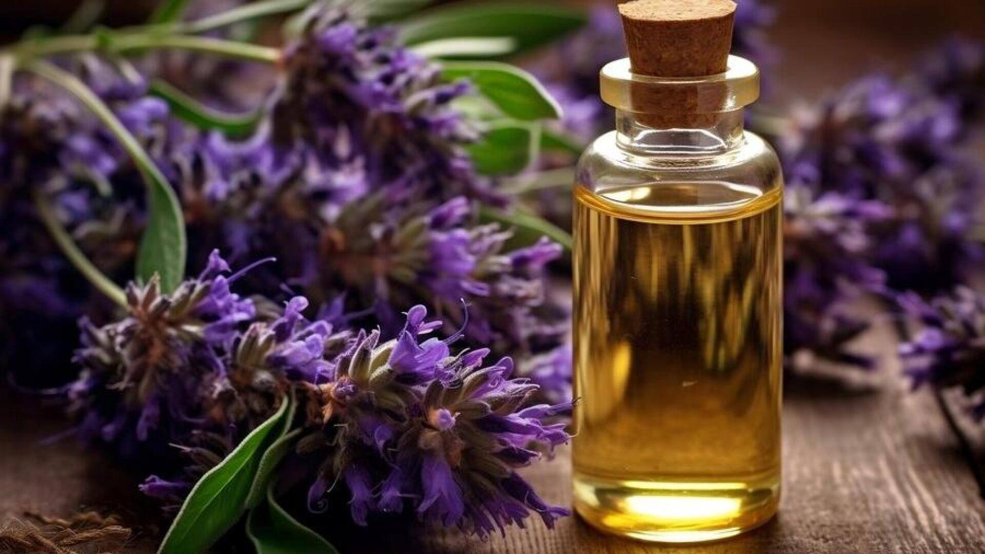 Enhancing natural air moisturizing with hyssop oil