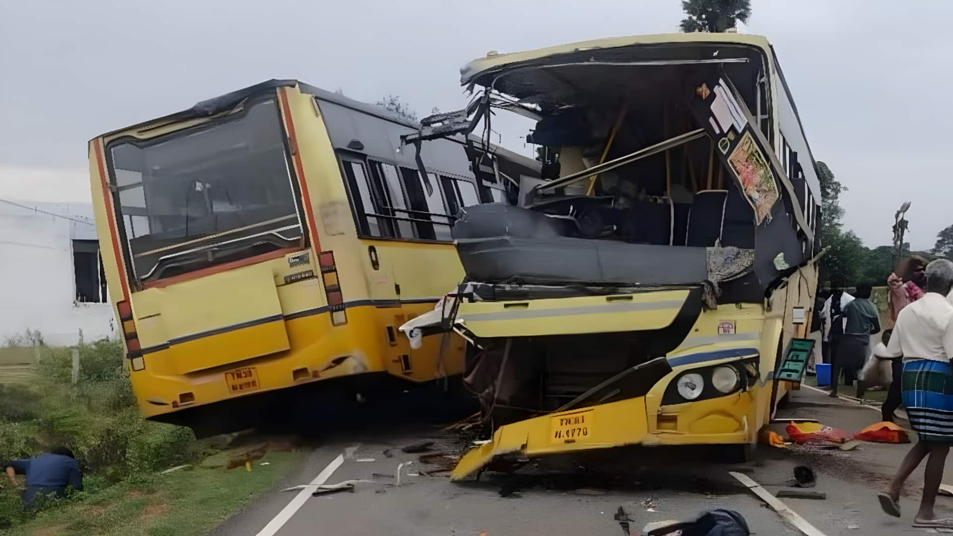 Tamil Nadu: 10 dead, 20 injured after collision between buses