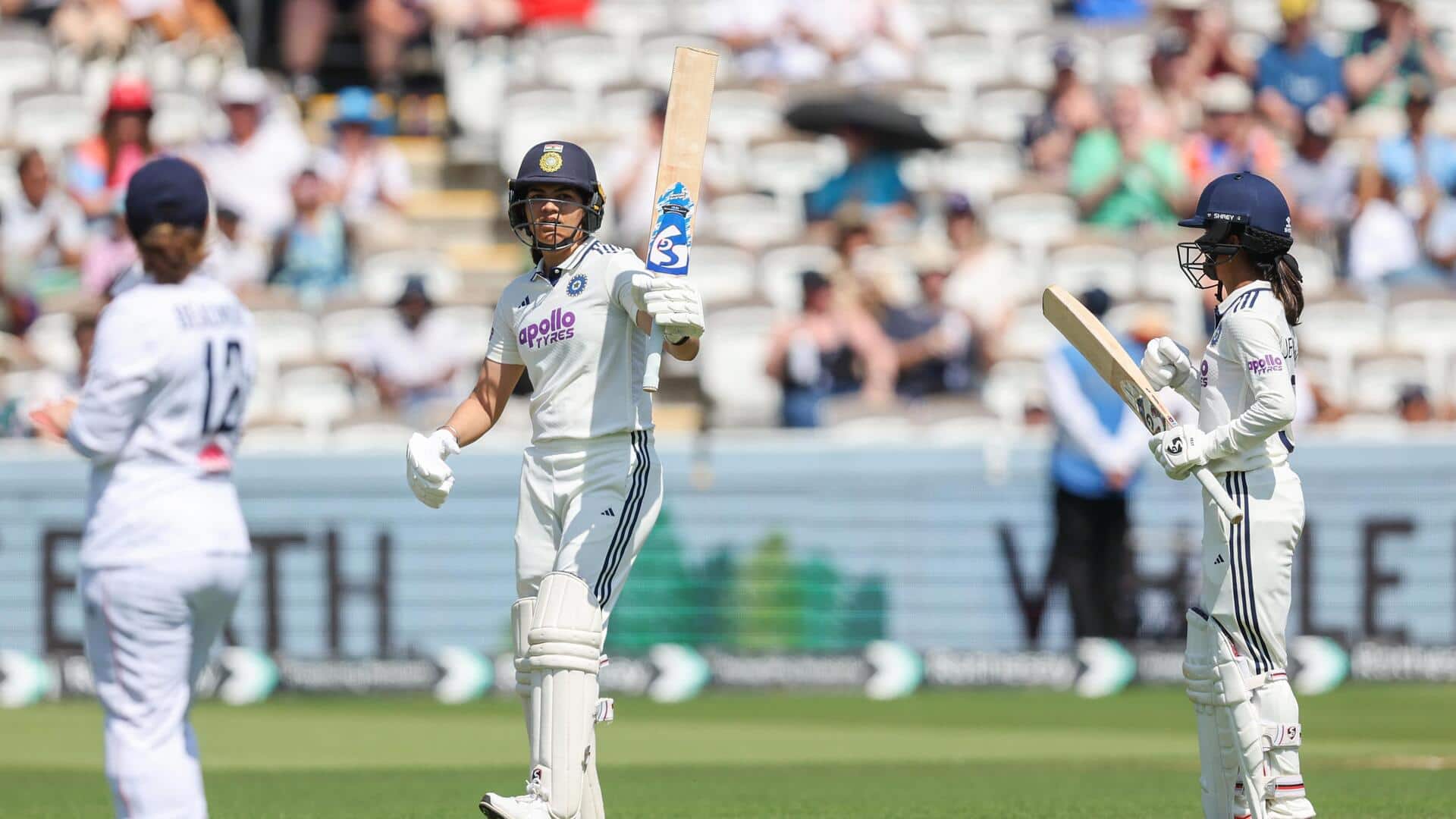 One-off Test: Yastika Bhatia powers India with hundred against ENG-W