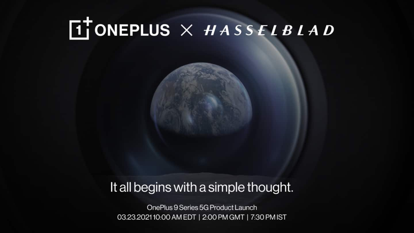 OnePlus 9-series, with Hasselblad camera, to debut on March 23