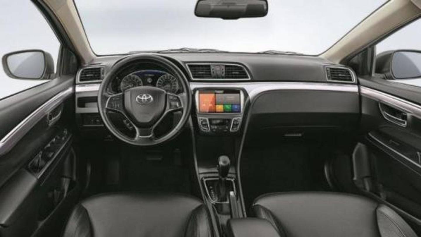 The vehicle packs a colored MID and two airbags The vehicle packs a colored MID and two airbags