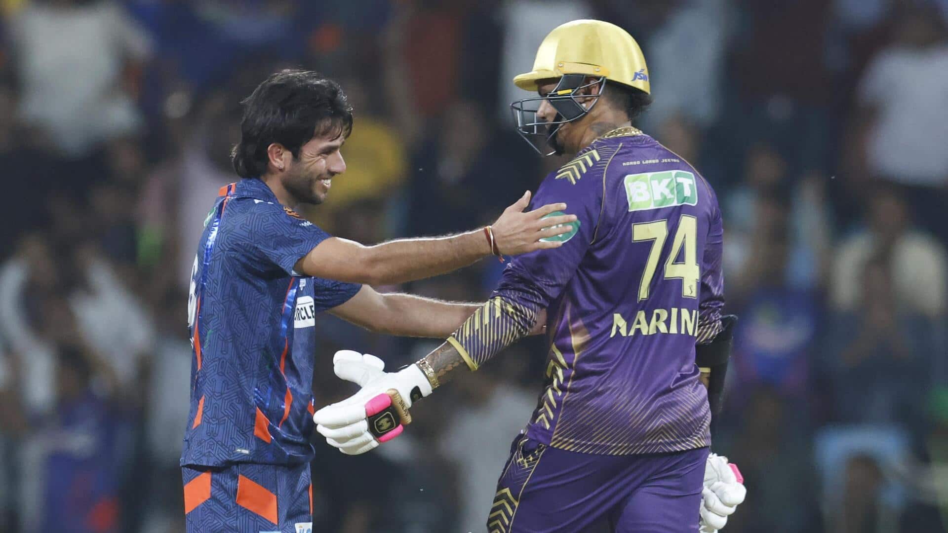 KKR become first side with 200-plus total in Lucknow: Stats