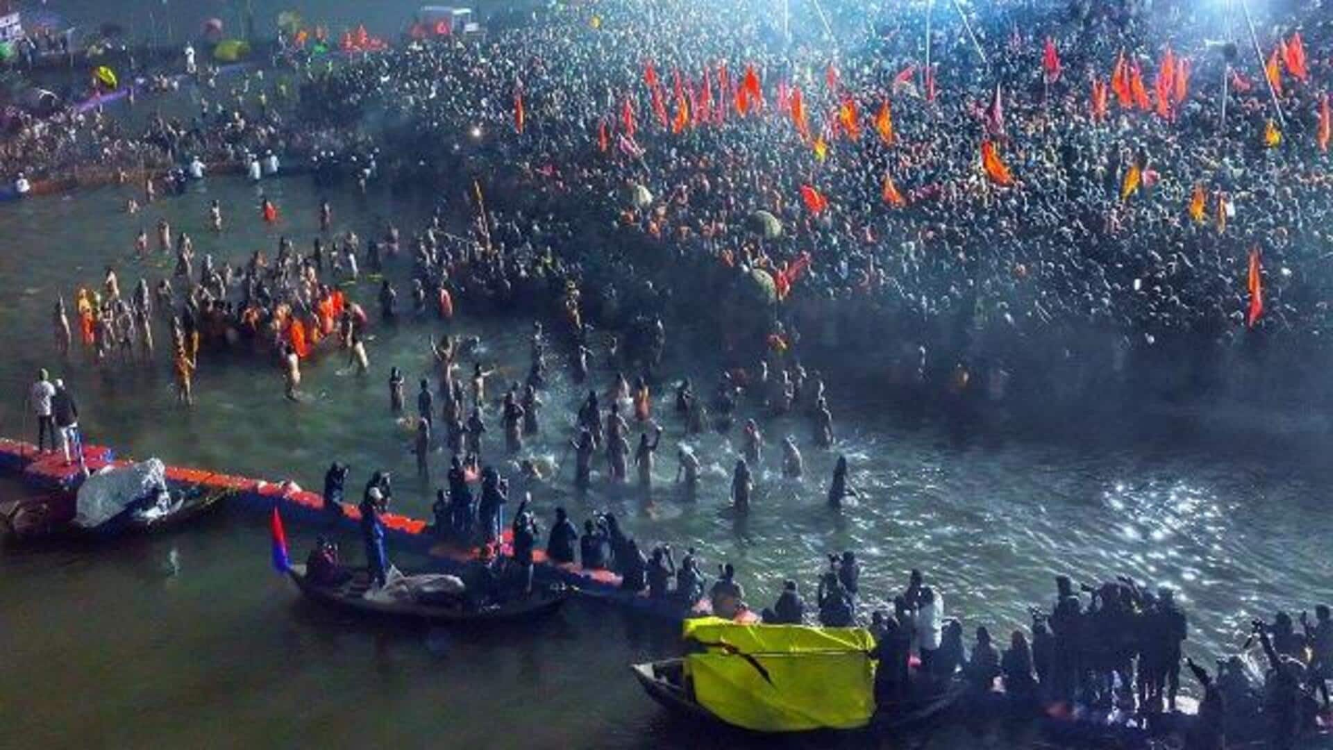 Maha Kumbh: Over 1cr take dip in Sangam on Day-1