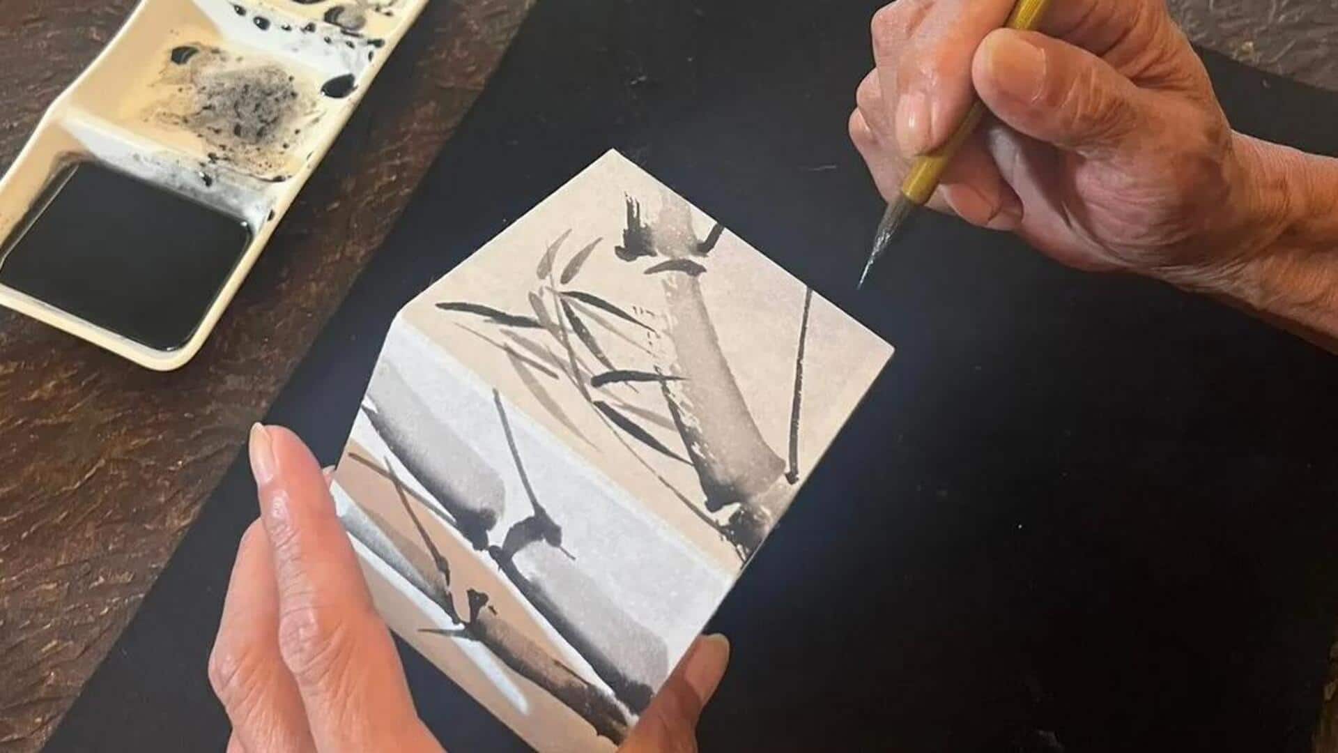Discover the art of Sumi-e ink painting Discover the art of Sumi-e ink painting
