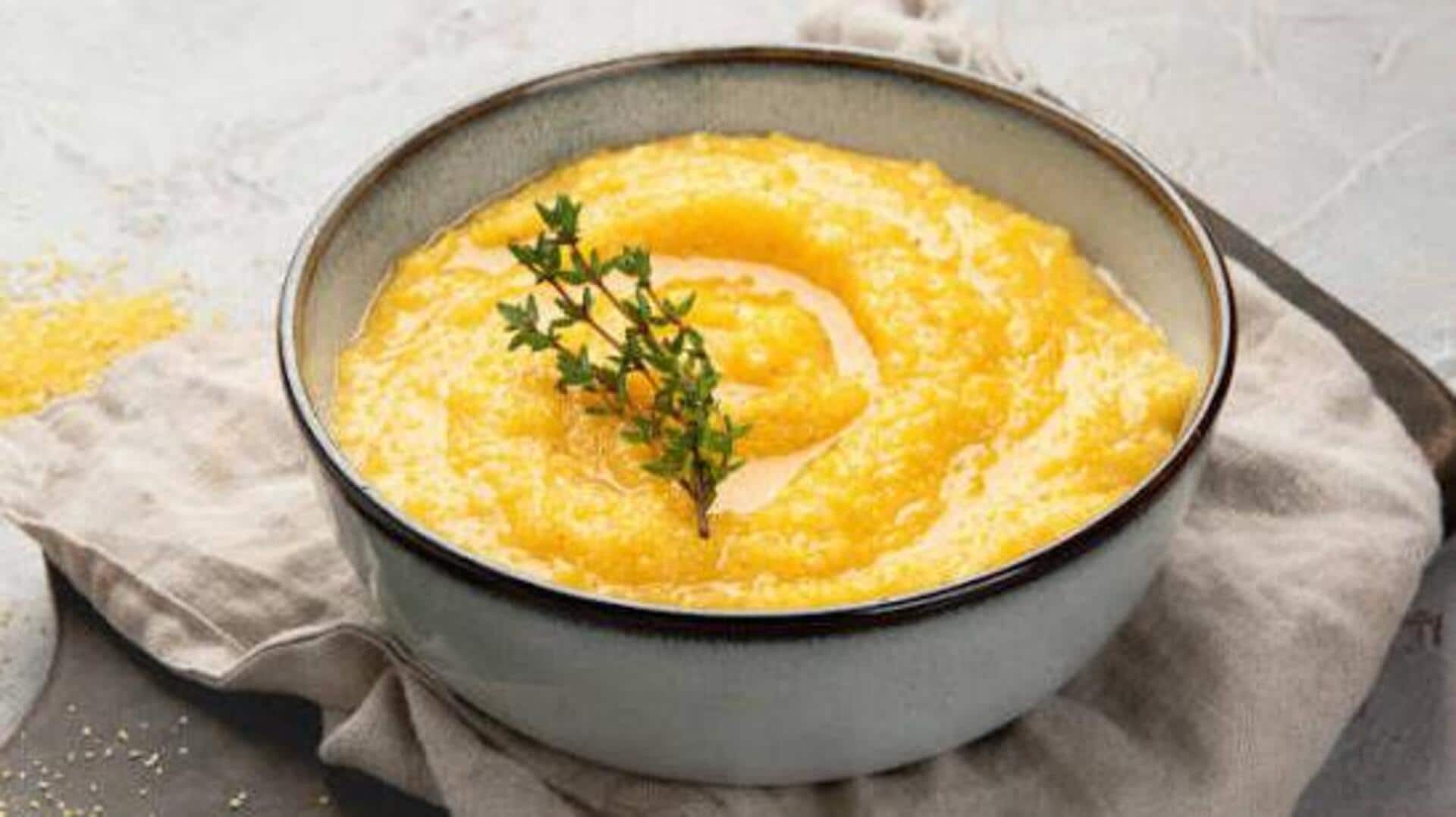 Cheesy polenta: A delicious fix for busy mornings