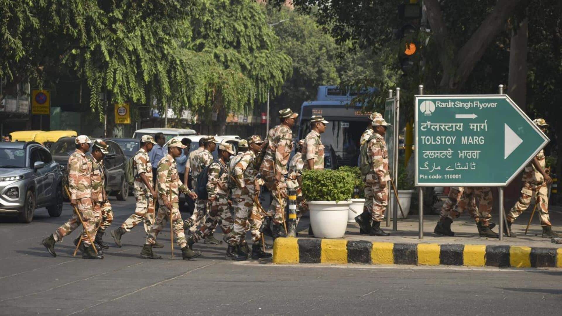 20,000 paramilitary personnel to remain in Delhi for a month