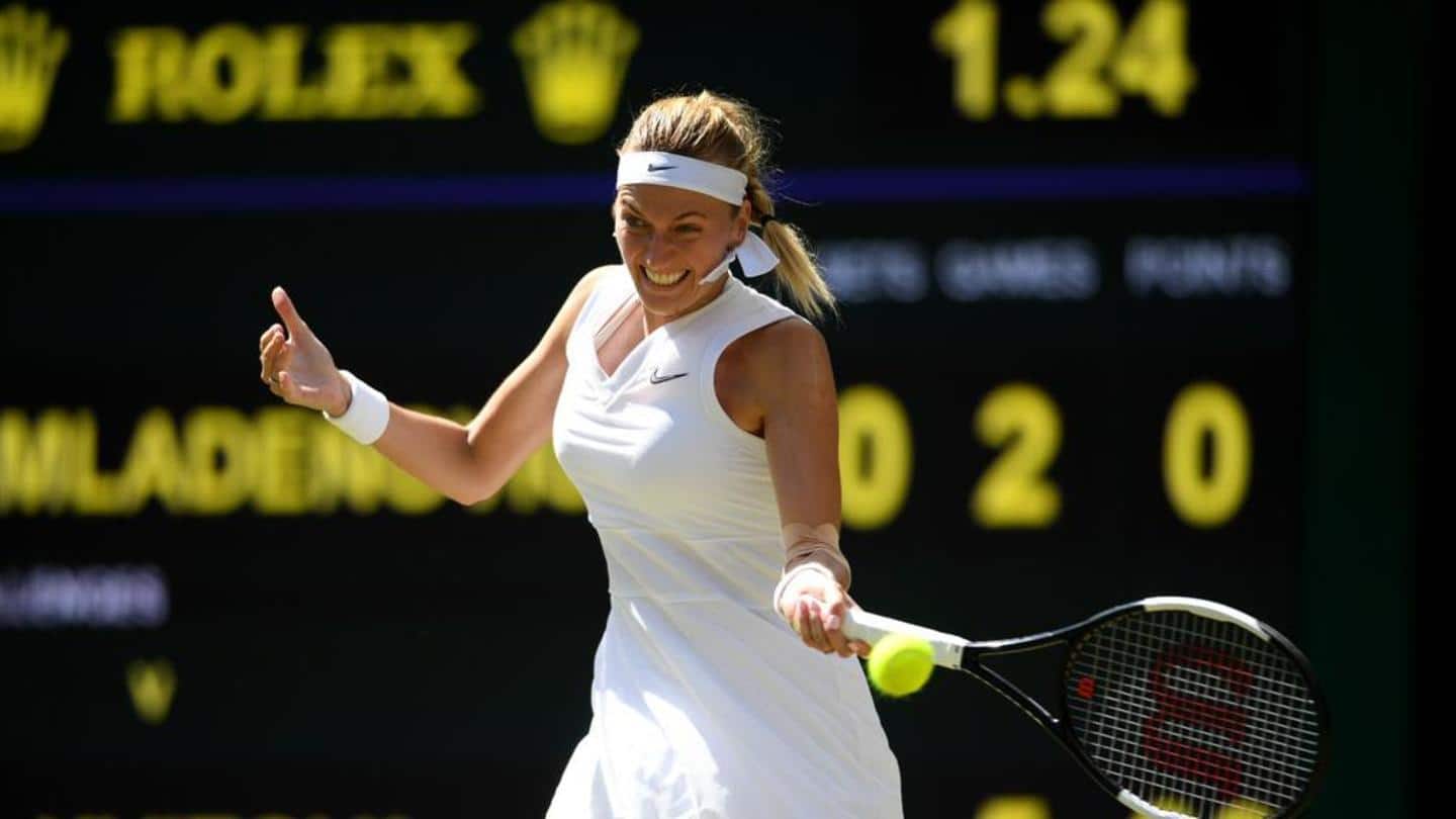 Kvitova has a 33-10 win-loss record at Wimbledon Kvitova has a 33-10 win-loss record at Wimbledon
