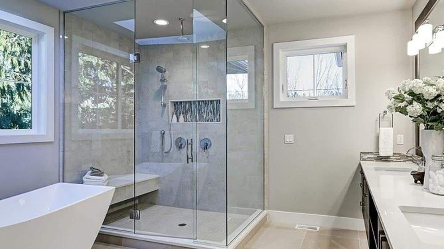 Go for smaller tiles on the shower floor