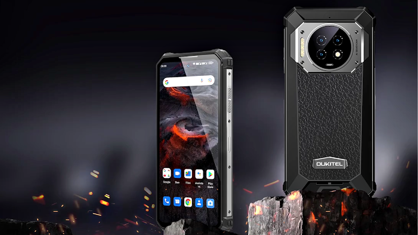 This rugged smartphone has 21,000mAh battery, 94 days standby time