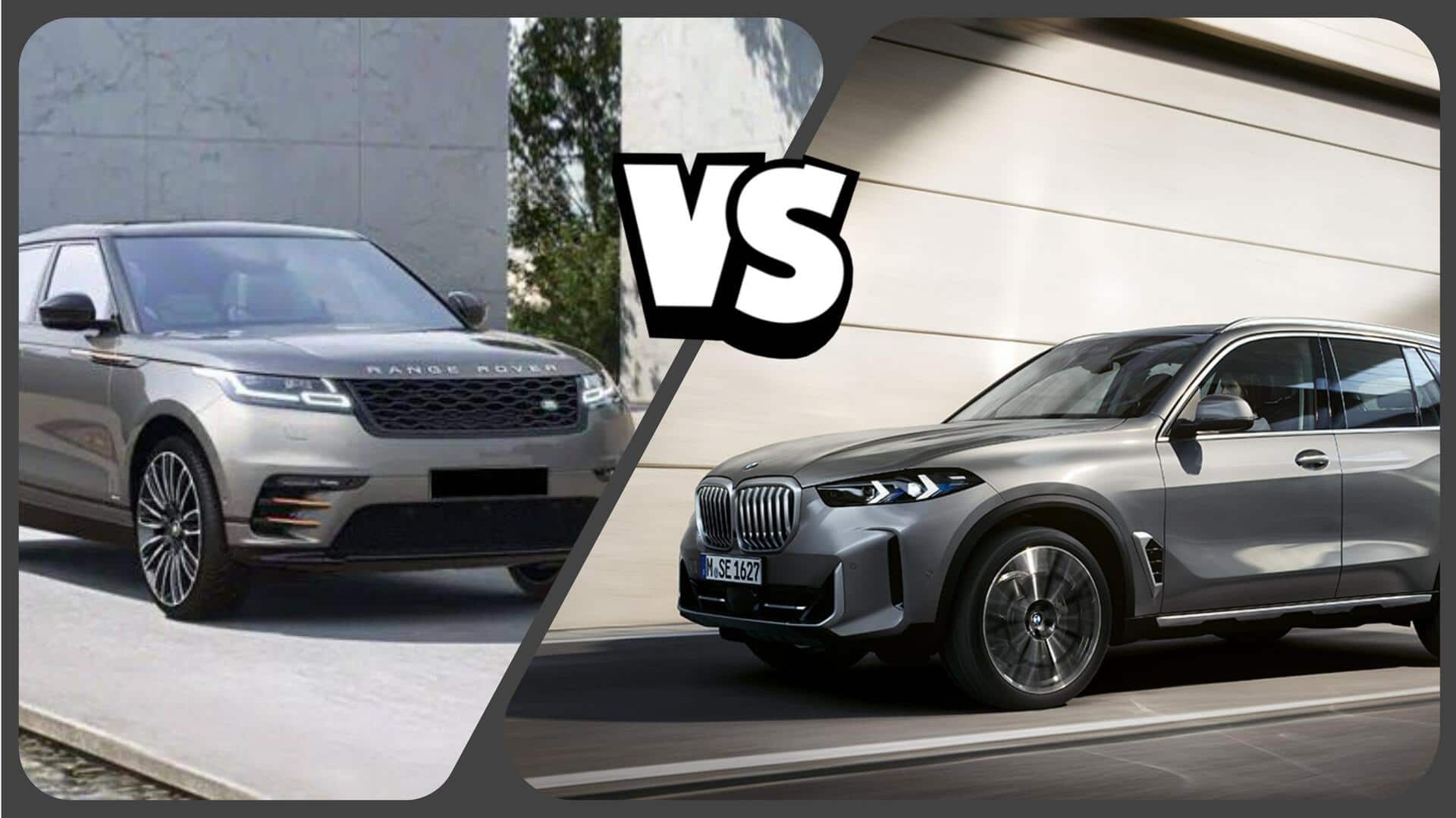 Is BMW X5 a better SUV than Range Rover Velar