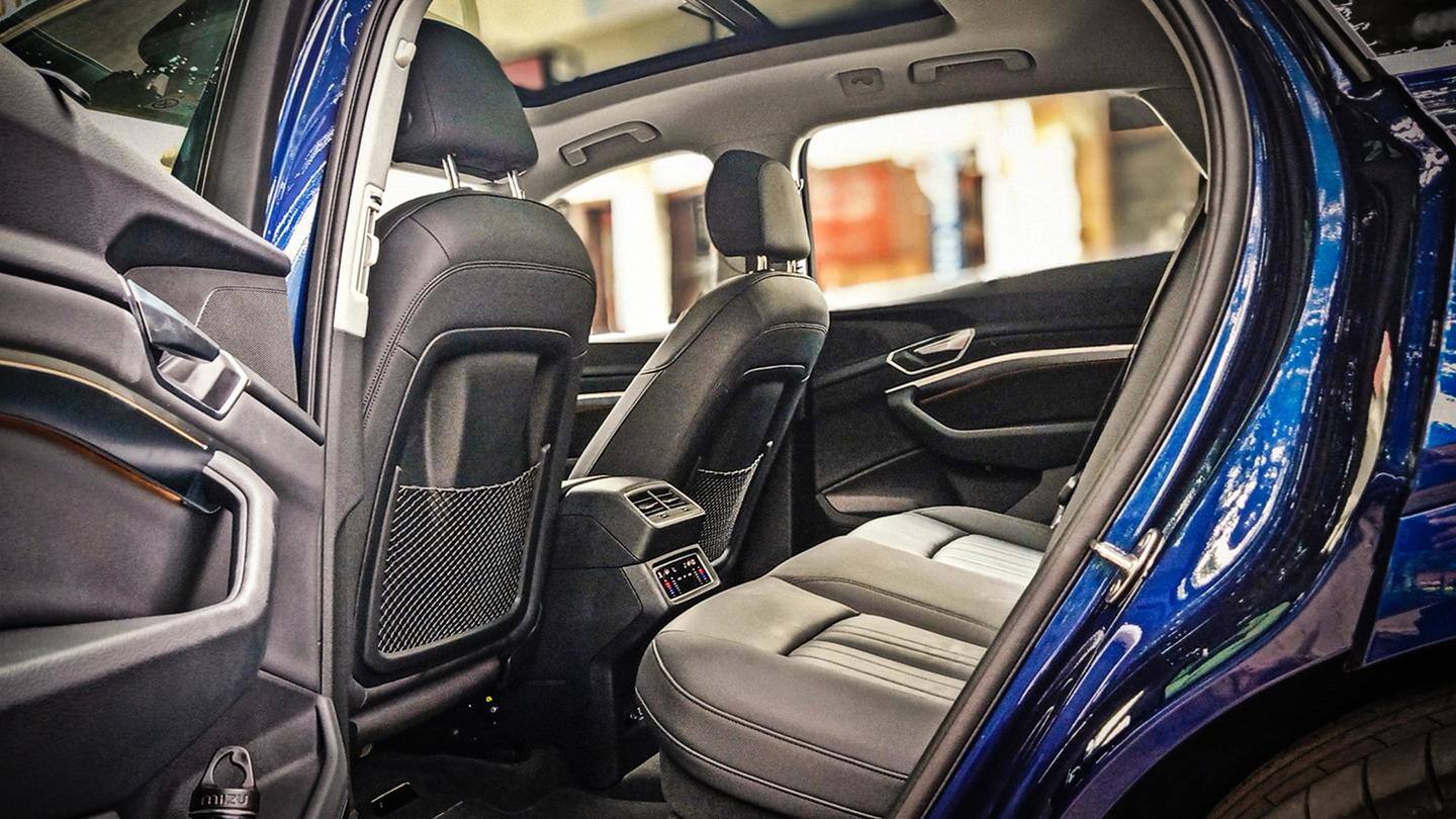 The e-tron is more spacious than its rivals The e-tron is more spacious than its rivals