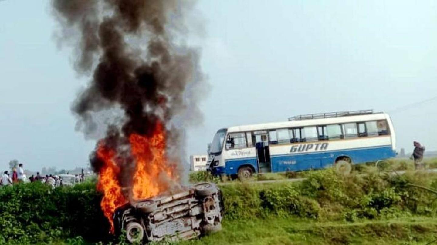 Eight people had died in the October 3 violence Eight people had died in the October 3 violence