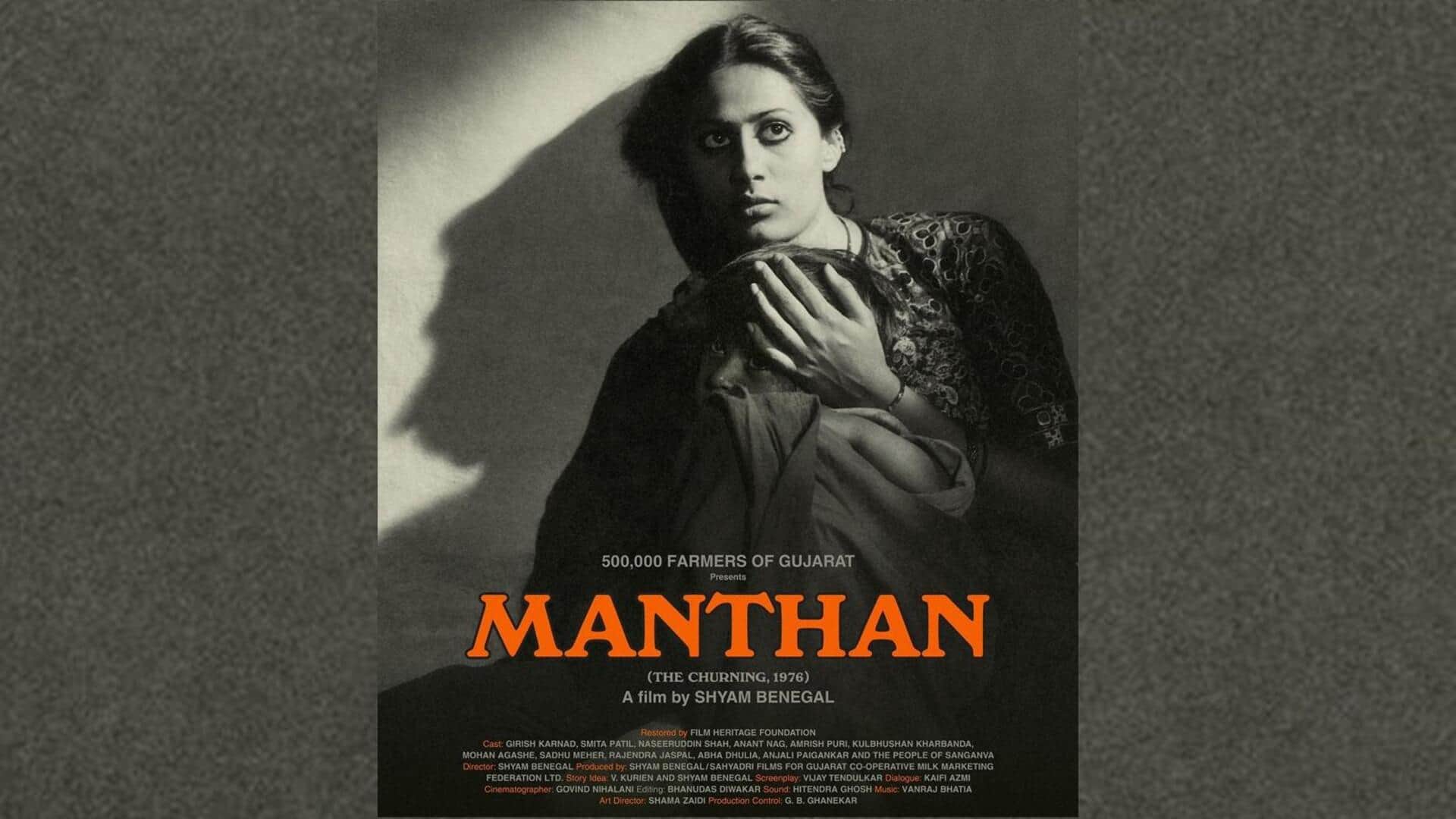 After Cannes glory, 'Manthan' set for theatrical re-release in June