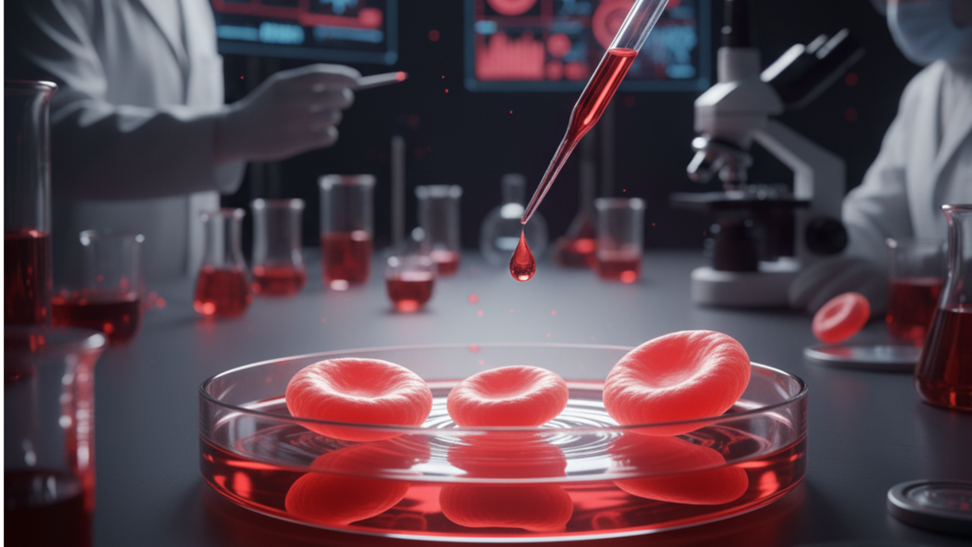 Scientists create human blood cells in lab for first time Scientists create human blood cells in lab for first time