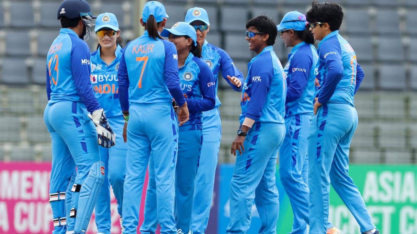 Women's Asia Cup, India thrash Thailand, reach final: Key stats