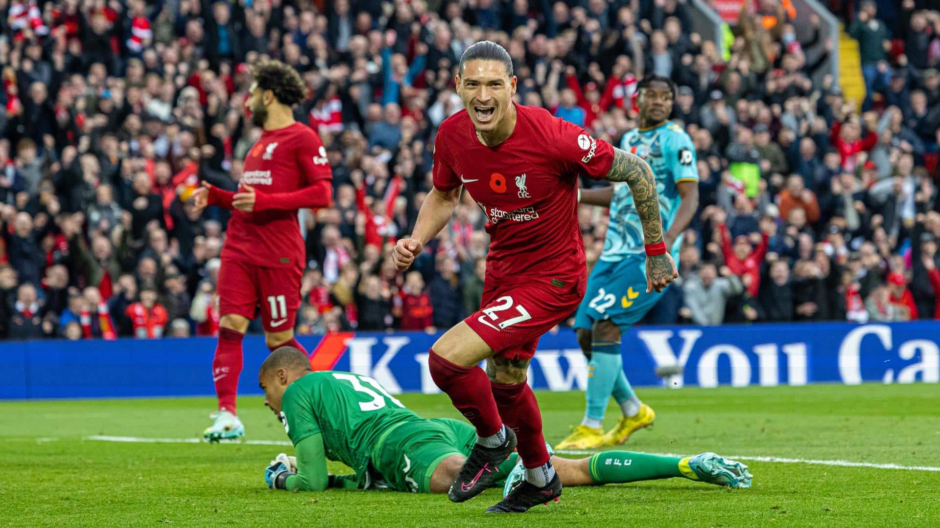 Premier League 2022-23, Nunez helps Liverpool thrash Southampton 3-1: Stats