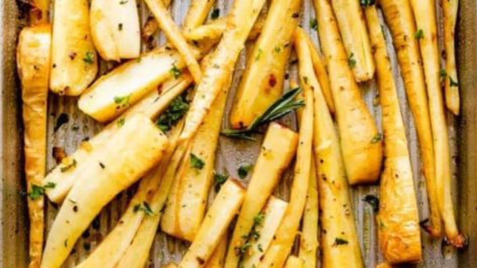 Warming winter delights with buttery parsnips