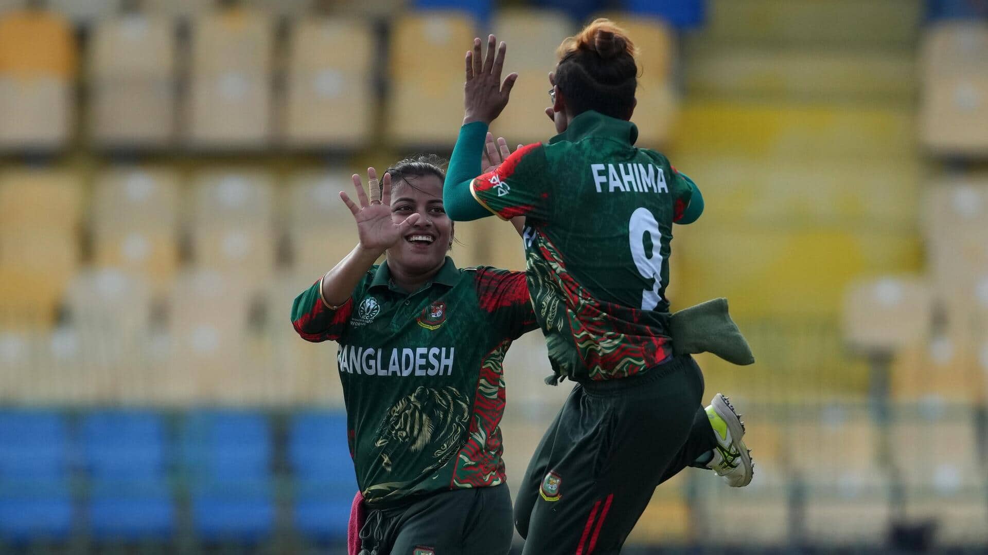 Women's World Cup 2025: Bangladesh begin campaign by beating Pakistan