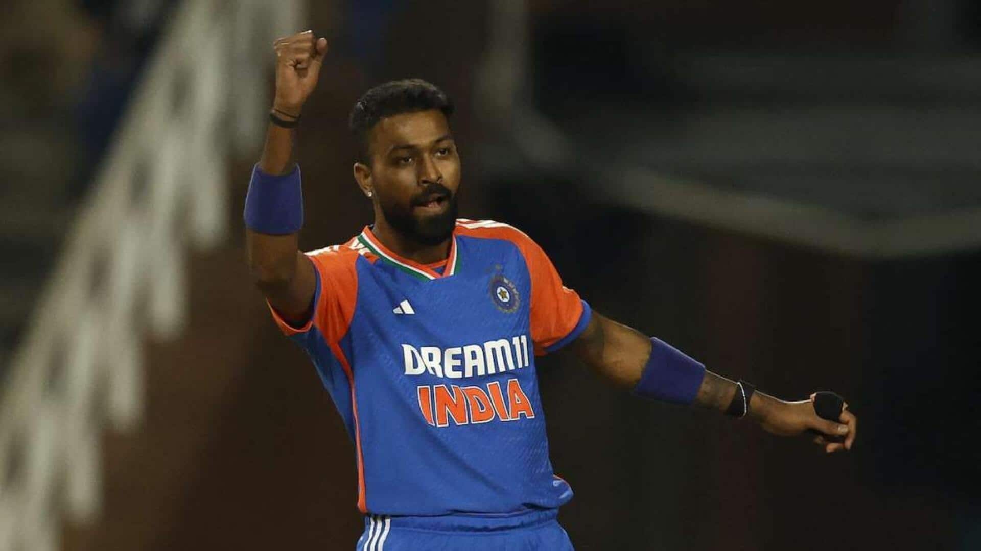 Hardik Pandya completes 100 T20I wickets, attains this double  