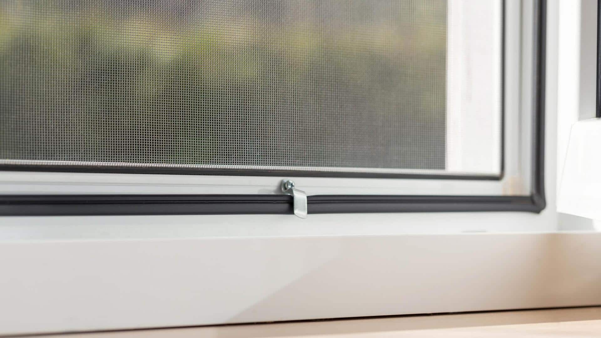 How to fix window screens on a budget
