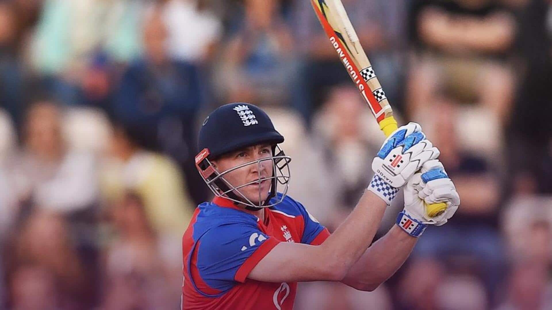 England's Harry Brook hammers his 2nd T20I hundred: Key stats