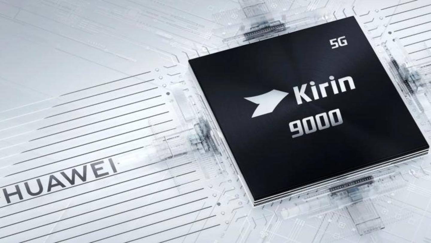 The device draws power from a Kirin 9000 chipset The device draws power from a Kirin 9000 chipset