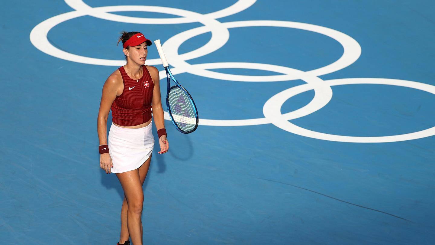 2020 Tokyo Olympics: Belinda Bencic wins women's singles final