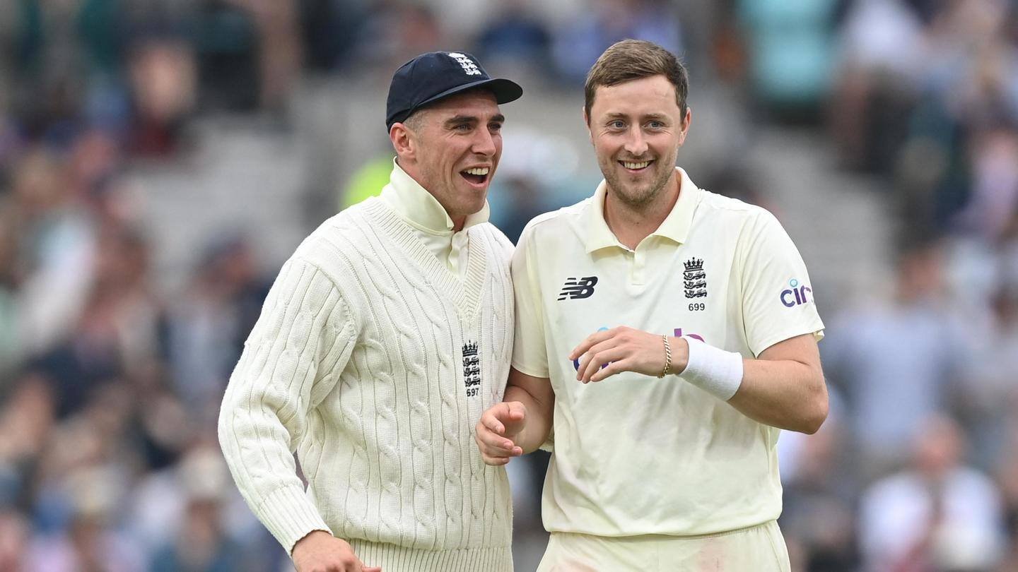 Ollie Robinson races to 21 wickets in the ongoing series Ollie Robinson races to 21 wickets in the ongoing series