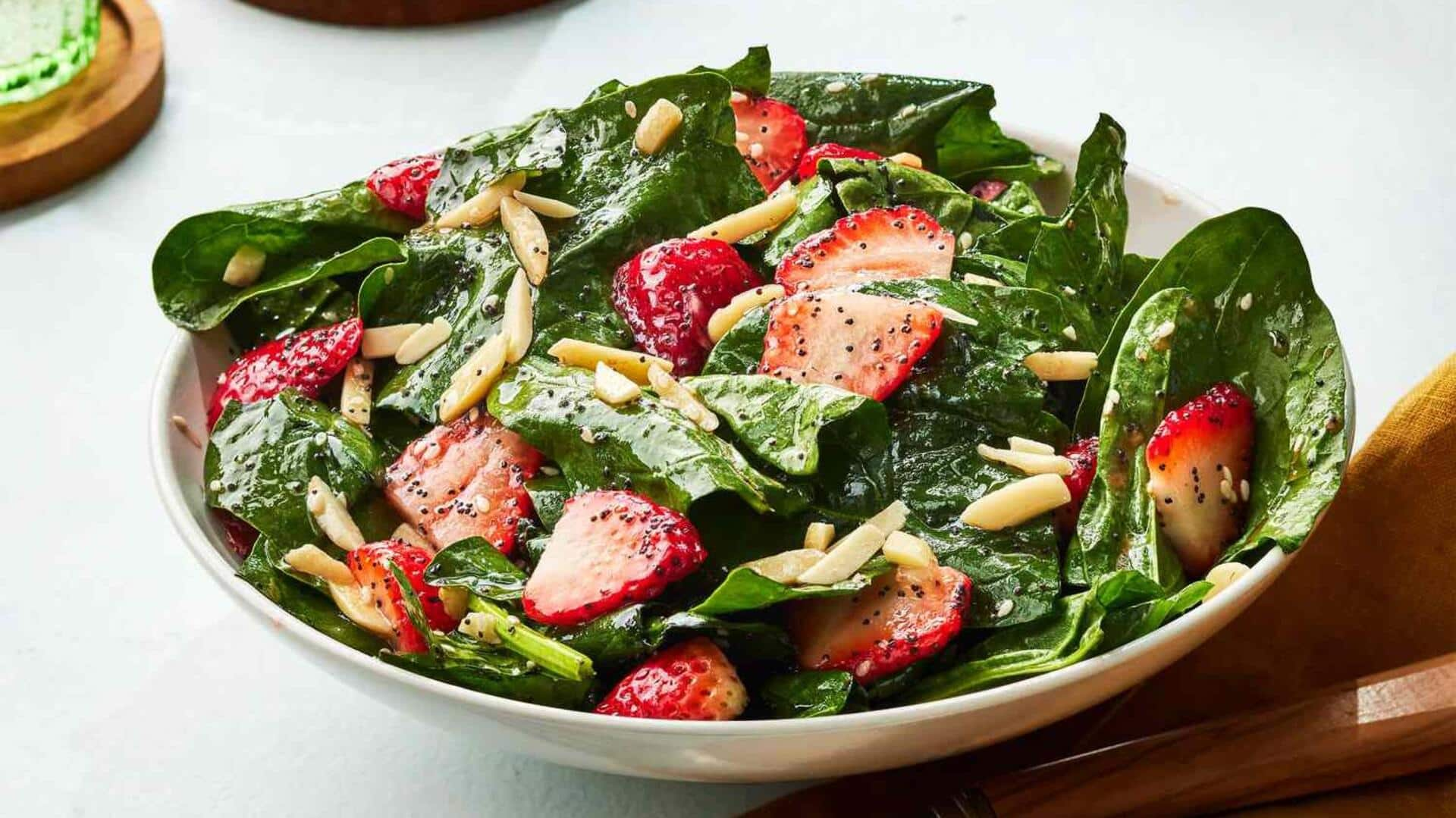 Try these refreshing spring salads with strawberry vinaigrette