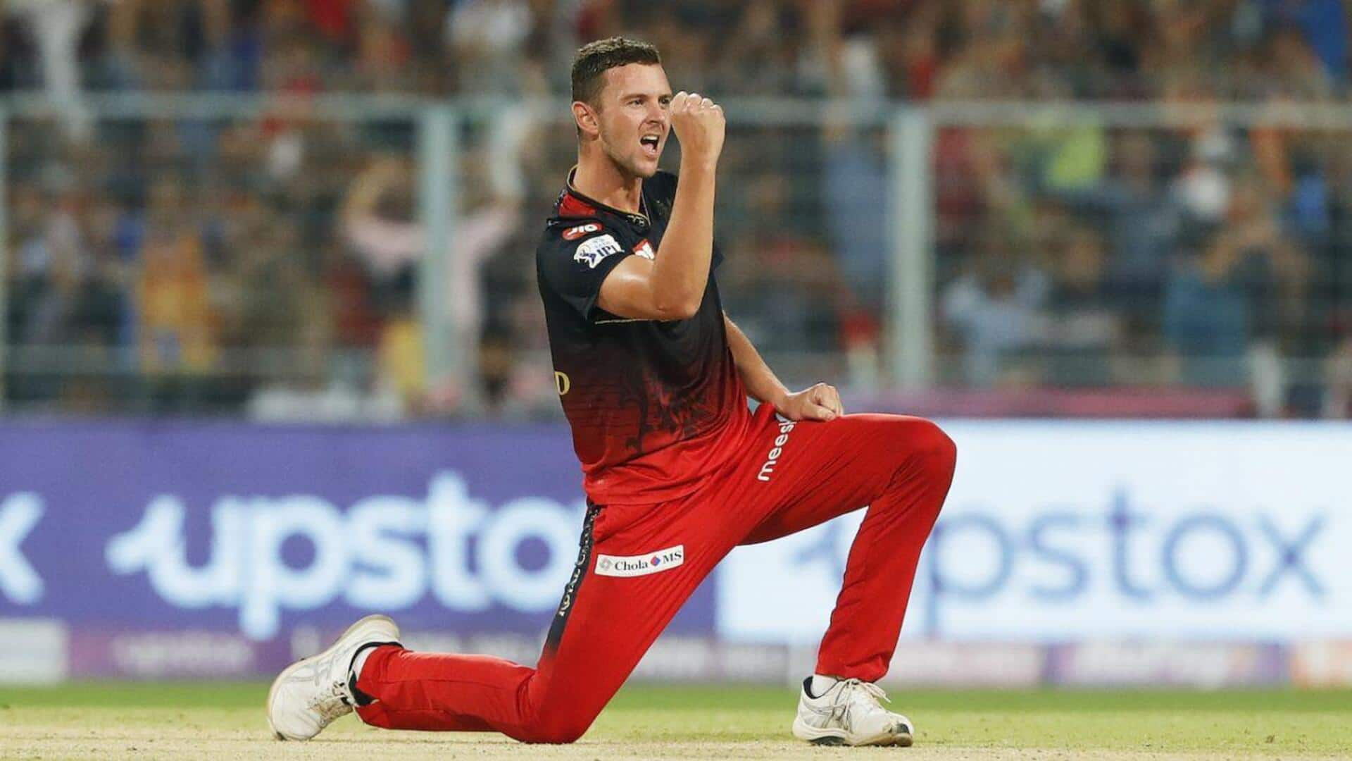 IPL 2025: RCB bag Josh Hazlewood for ₹12.50 crore